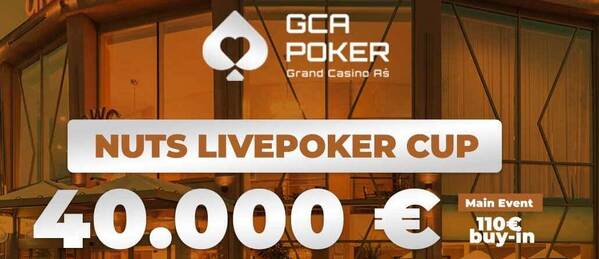 V Grand Casinu Aš se bude tento víkend hrát v Nuts Livepoker Cup Main Eventu minimálně o 40 000 eur