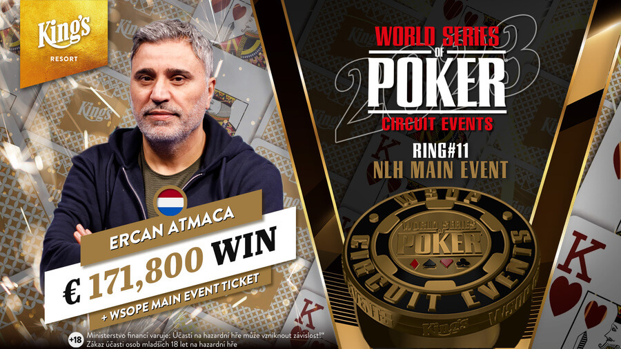 Titul rozvadovského WSOPC šampiona si do Nizozemska odváží Ercan Atmaca