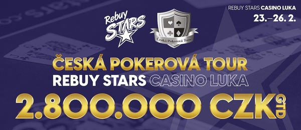 ČPT od února opět naživo v pražském Rebuy Stars Casinu