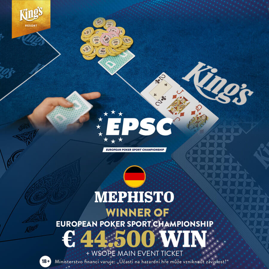 Mephisto si odváží titul EPSC šampiona a 44 900 eur. Nejlepší z Čechů Tomáš Král