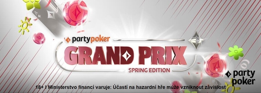 Jarní edice Grand Prix běží právě na online herně Party Poker