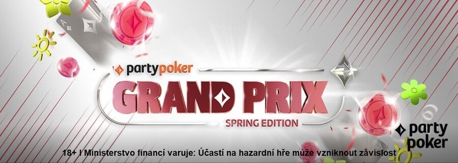 Jarní edice Grand Prix běží právě na online herně Party Poker