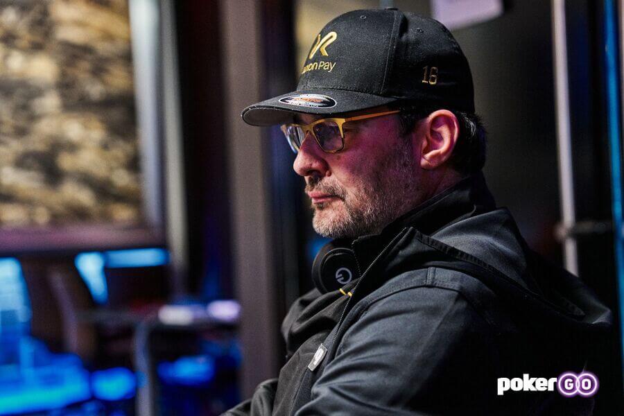 Phil Hellmuth při US Poker Open na PokerGO.com