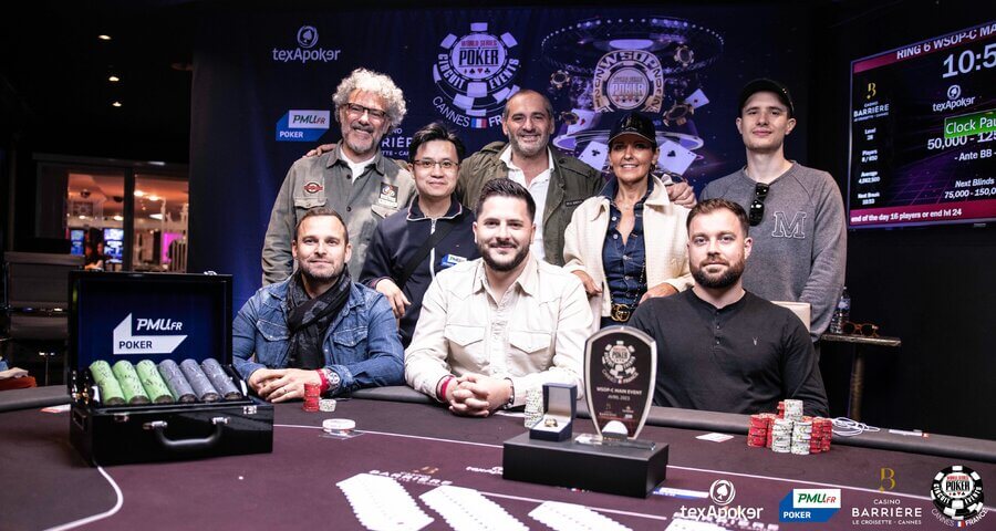 finálový stůl WSOPC Cannes