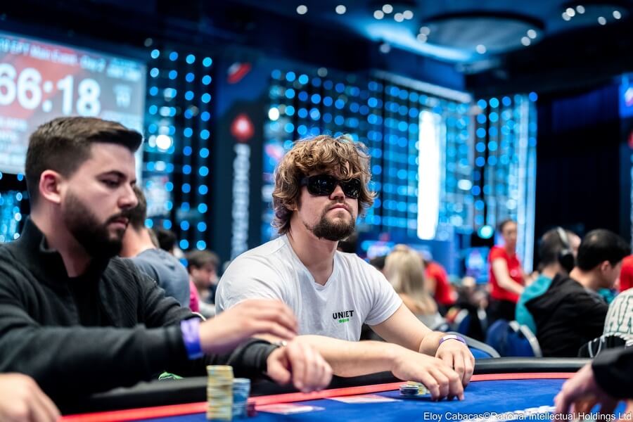 Magnus Carlsen během EPT Monte Carlo 2023 Main Eventu
