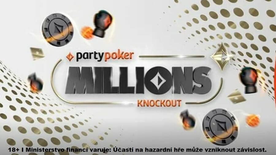 Květnová edice MILLIONS KO byla zahájena na online herně Party Poker
