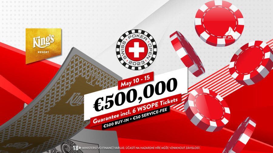 King's Resort: Swiss Poker Open Main Event garantuje 500 tisíc eur