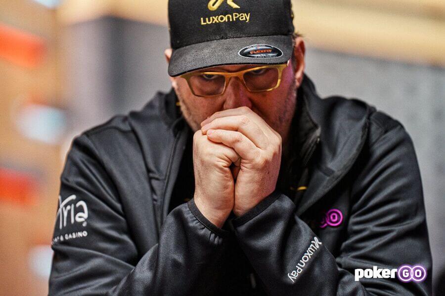 Phil Hellmuth při US Poker Open na PokerGO.com