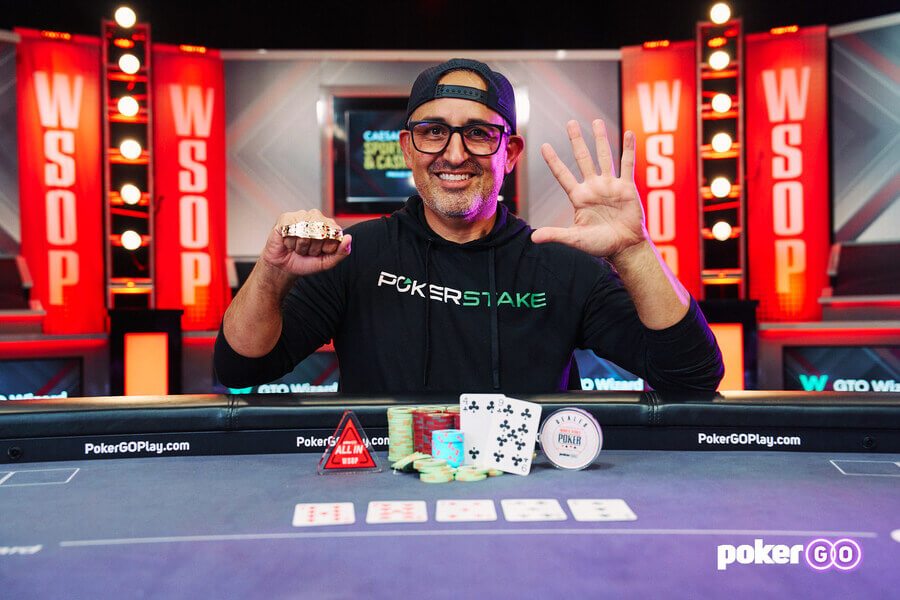 Josh Arieh hraje WSOP 2023 na PokerGo.com