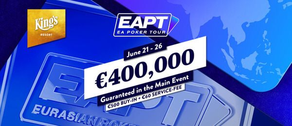 EA Poker Tour Rozvadov s Main Eventem o 400 tisíc eur tento týden v King's