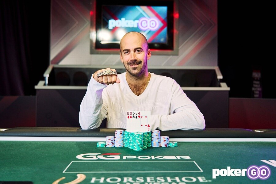Jason Mercier při WSOP 2023 na PokerGO.com