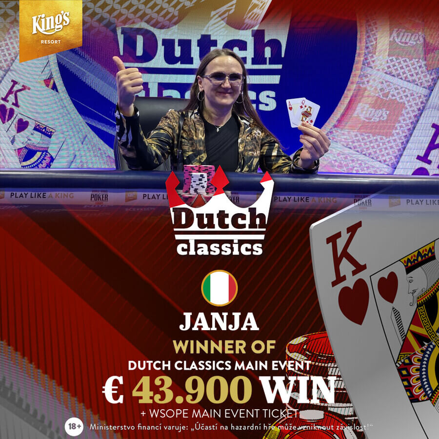 Italka Janja se stala šampionkou Dutch Classics v King's