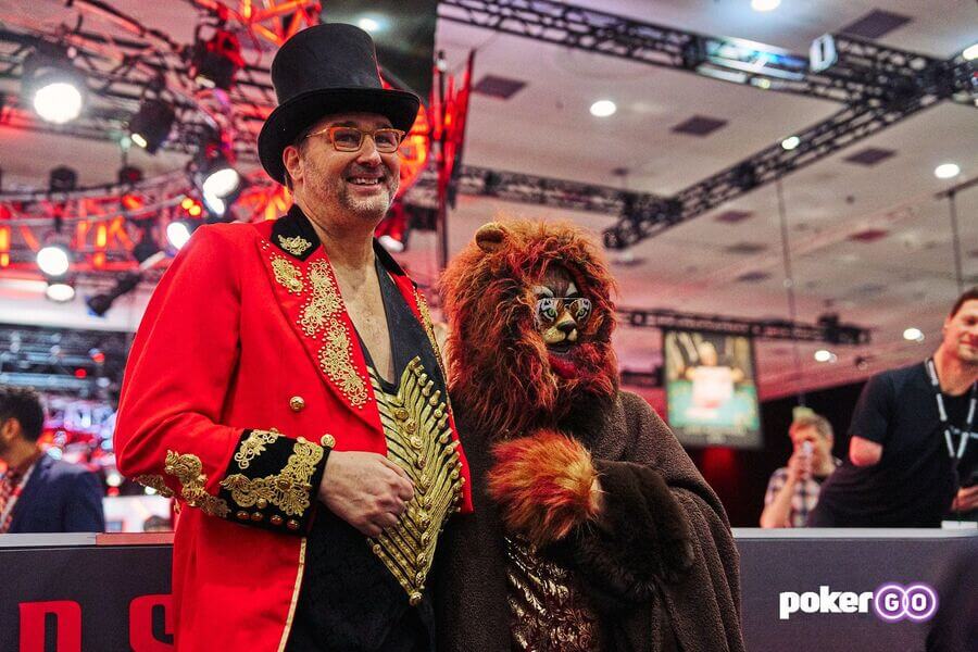 Phil Hellmuth při WSOP 2023 na PokerGO.com