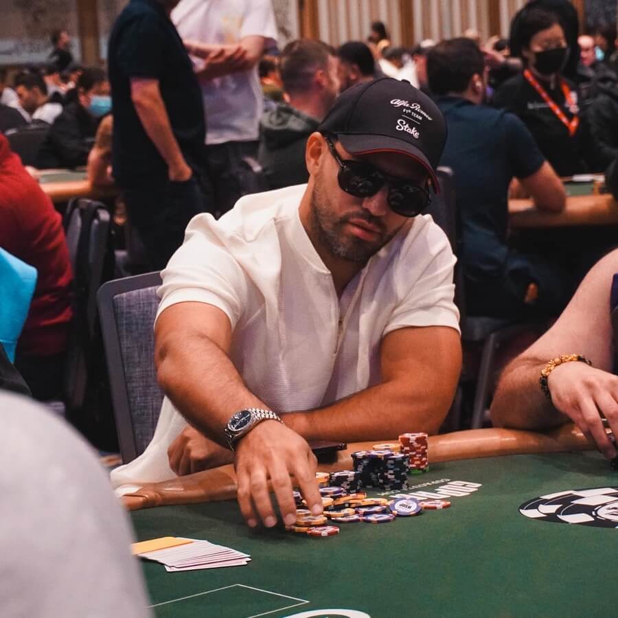 Sergio Agüero se může pyšnit zatím skvělými výsledky v Main Eventu WSOP
