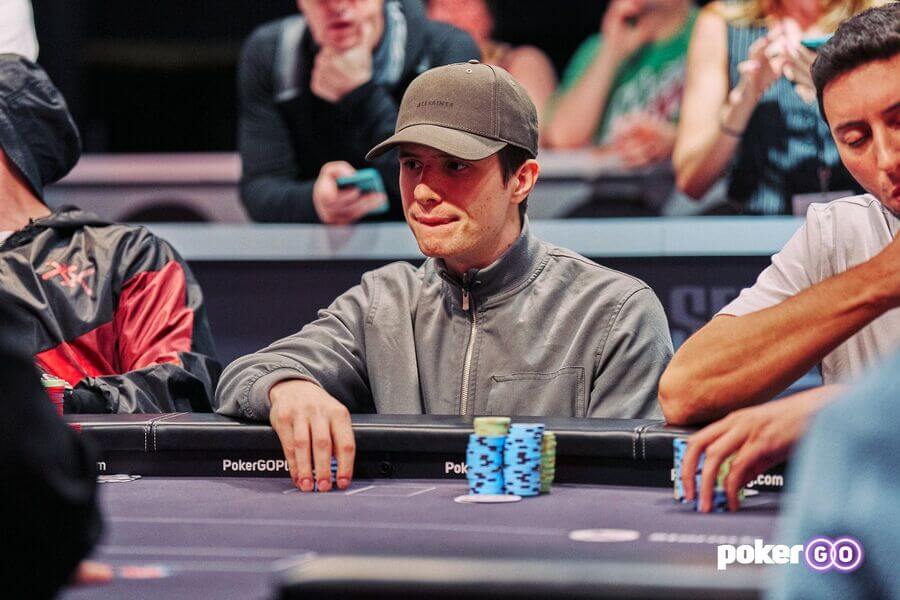 Roman Hrabec během WSOP 2023 na PokerGO.com