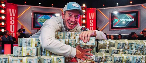 Daniel Weinman při WSOP 2023 Main Eventu na PokerGO.com