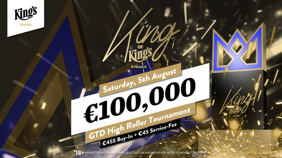 King's Prague High Roller s garancí €100 000