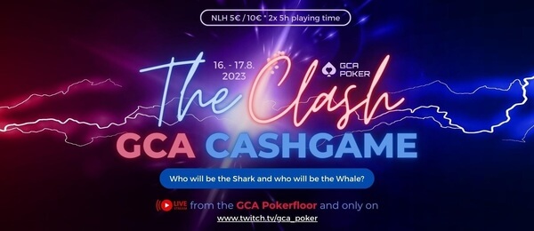 The Clash GCA Cashgame odehrají pozvaní hosté na limitech €5/€10