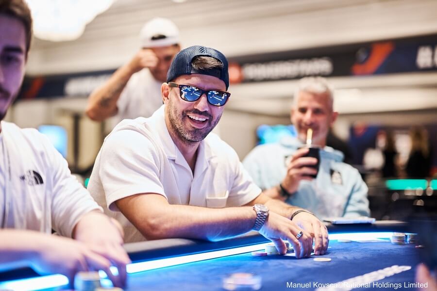 Sergio Agüero se blýsknul finálovým stolem v High Rolleru na EPT Barcelona