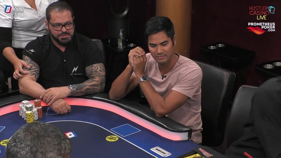 San Man důmá nad chybným callem v Hustler Casino Live
