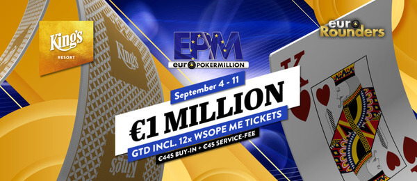 Zářijový program casina King's rozjede festival Euro Poker Million