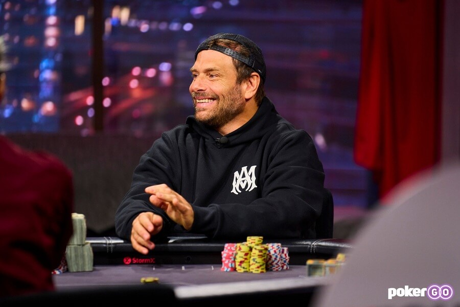 Rick Salomon při High Stakes Poker na PokerGO.com