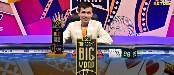 Quan Zhou - vítěz The Big Wrap Diamond 10K