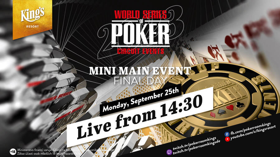 WSOPC Mini Main Event - Final day - Live stream