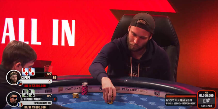 WSOPC Mini Main Event - PEPIHO poslední handa v turnaji