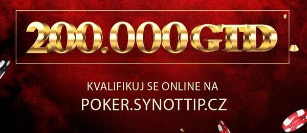 Na herně Synot Tip běží kvalifikace o balíček do 200K GTD turnaje v Uherském Hradišti