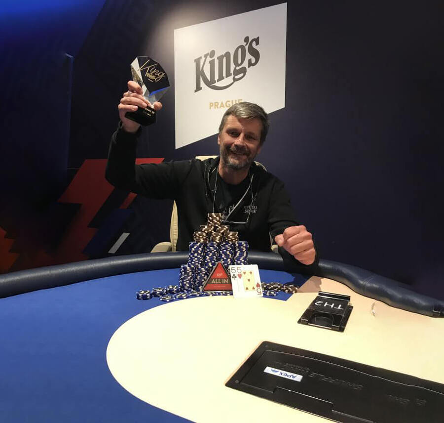 Vítěz King of King’s Prague High Roller Jaroslav Mandík
