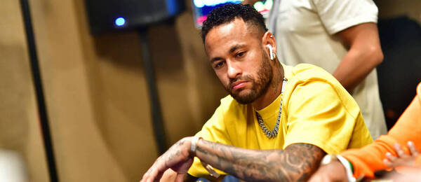 Neymar Jr. na pokerovém turnaji