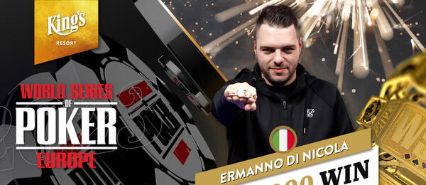 Ermanno Di Nicola z Itálie opanoval v King’s WSOPE 2023 NLH Colossus