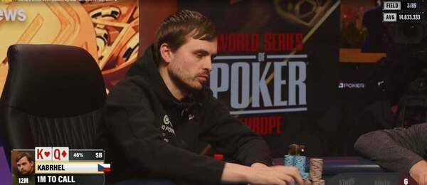 Martin Kabrhel - 3. místo na WSOPE v turnaji GGMillion$