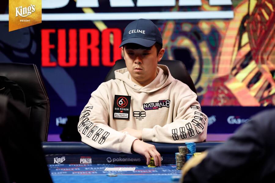 Chipleaderem finálové sestavy WSOPE 2023 Main Eventu je Eric Tsai z Taiwanu