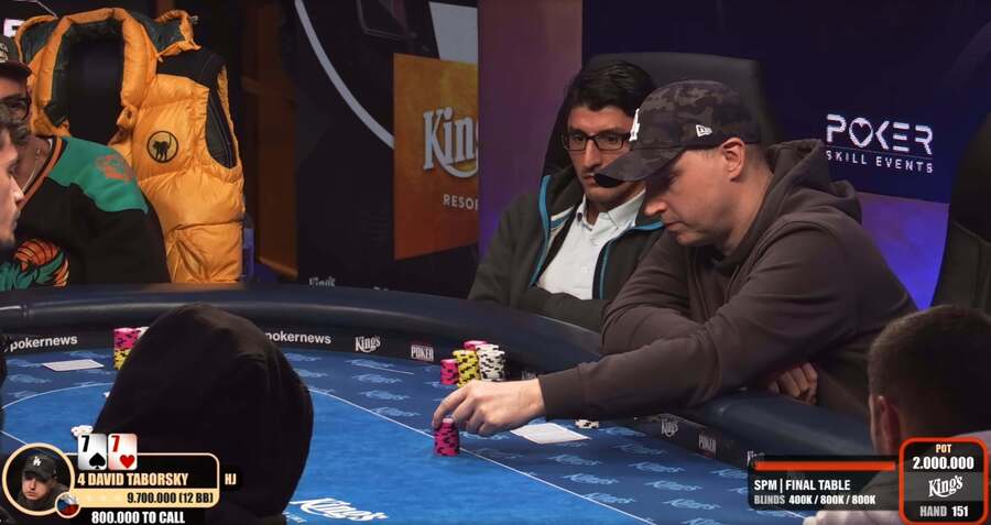 David Táborský skončil 6. ve Skill Poker Masters