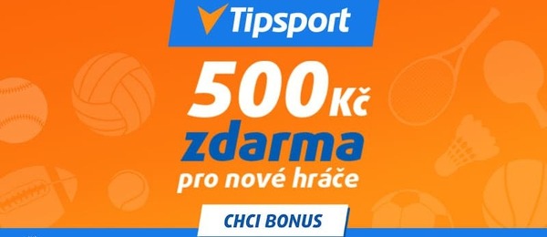 Tipsport nabízí novým hráčům štědrý bonus