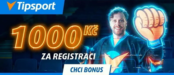 1000 Kč bonus u Tipsportu