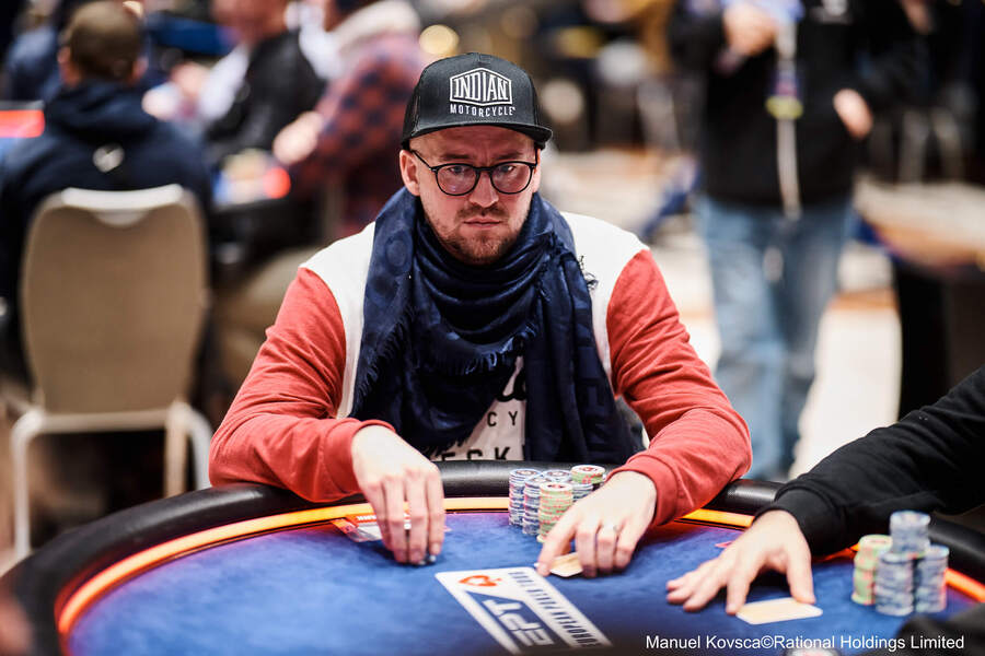 Jiří Kocáb ve 4. dni EPT Main Eventu Prague 2023