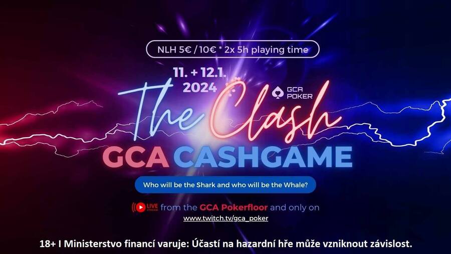 Kromě pětice turnajů se v GCA tento týden koná opět dvoudenní akce The Clash Cash Game