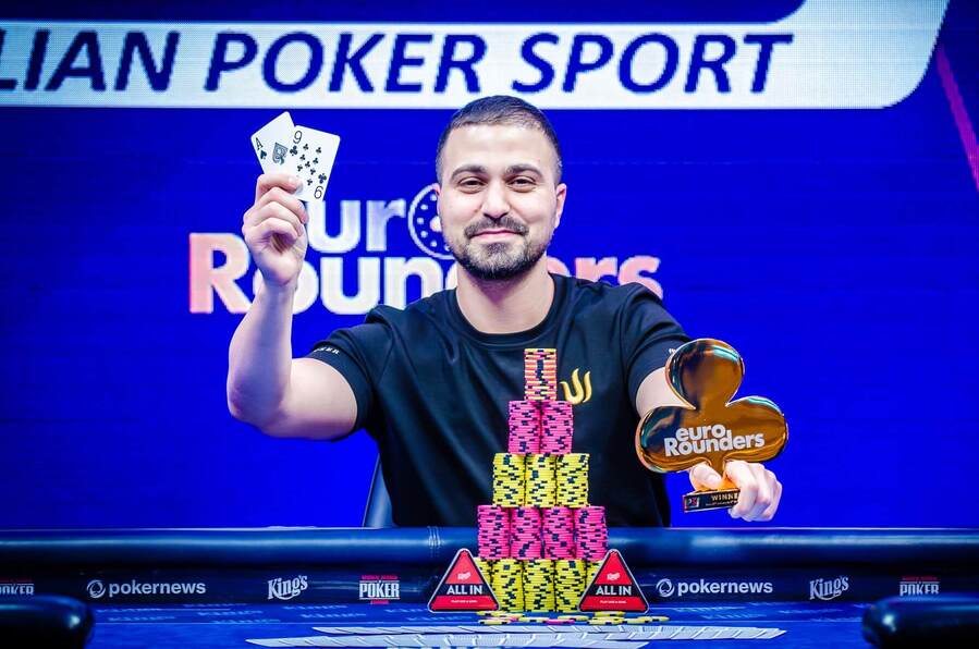 Ran Shahar z Izraele si za vítězství v Italian Poker Sport 1Million odnesl přes 5 milionů korun