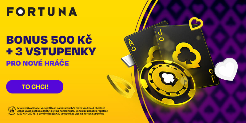 Fortuna nabízí vstupní bonusy bez vkladu i&nbsp;za vklad