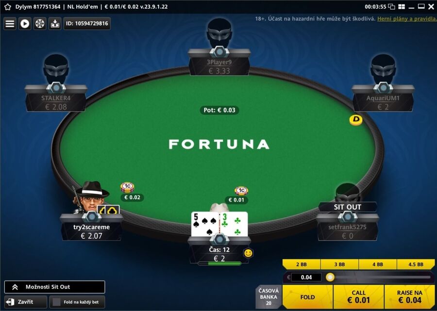 stůl Fortuna Poker