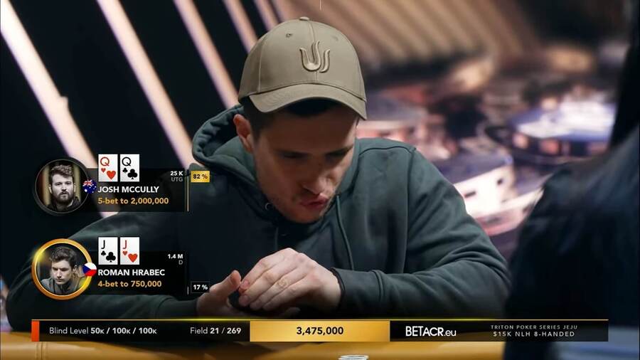 Roman Hrabec na Triton Poker Series v Jeju