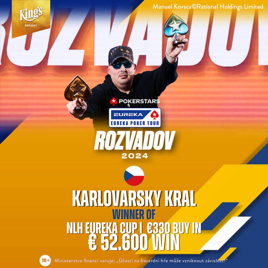 Radost Karlovarského Krále z titulu v rozvadovském Eureka Cupu