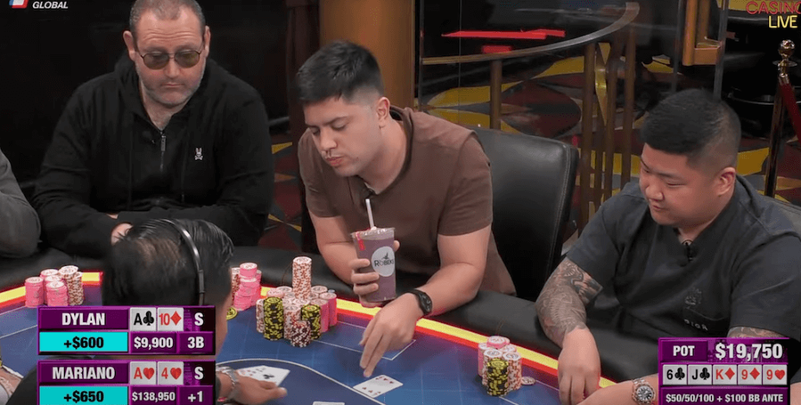 Mariano se v Hustler Casino Live připravil o $10K