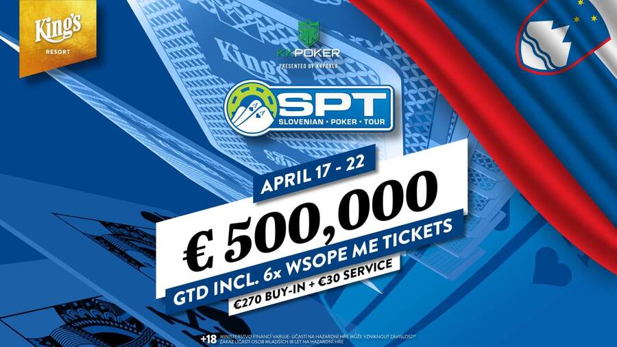 Slovenian Poker Tour v King’s Resortu garantuje v hlavním eventu €500.000