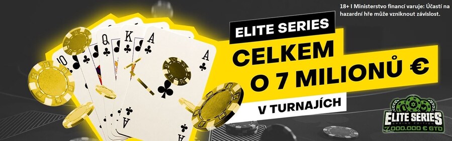 Elite Series na Fortuna Pokeru garantuje v turnajích celkem €7.000.000!
