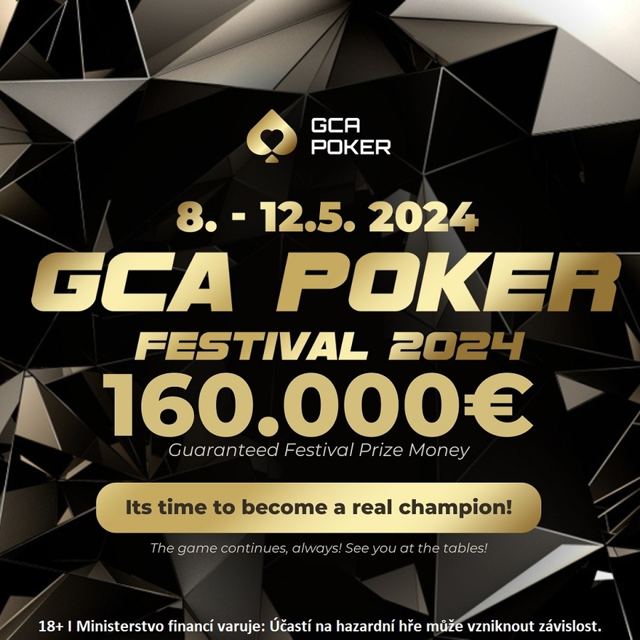 Tento týden se v Aši koná GCA Poker Festival 2024 s garancí €160.000