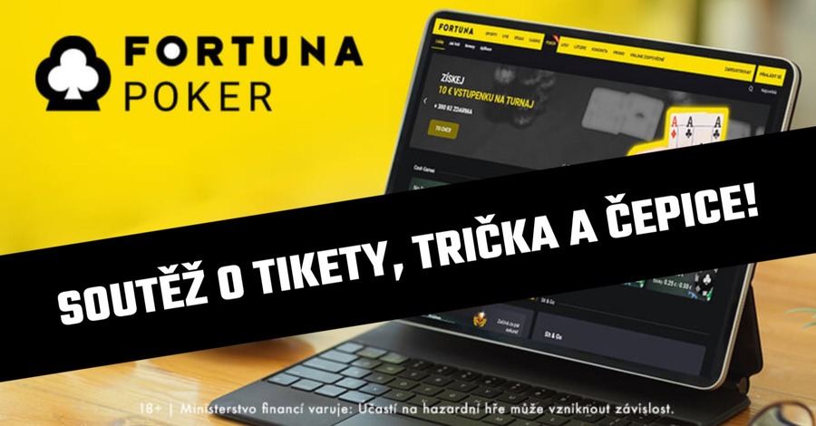 Soutěž o vstupenky a oblečení Fortuna Poker